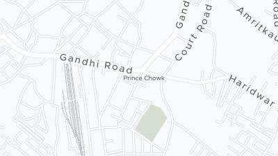 Mapa de localização do hotel