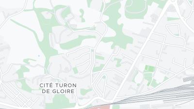 Kaart met de situering van het hotel