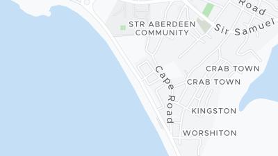 Kaart met de situering van het hotel