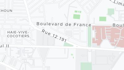 Hotel location map