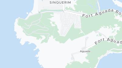 Mapa de localização do hotel