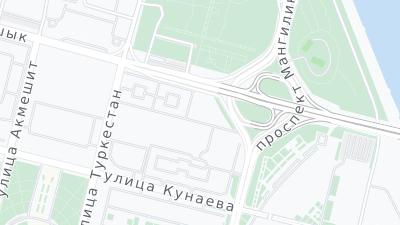 Hotel location map