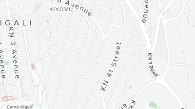 Kaart met de situering van het hotel