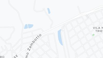 Kaart met de situering van het hotel