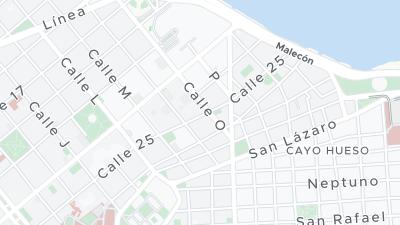 Hotel location map