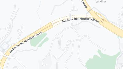 Mapa de localització de l'hotel