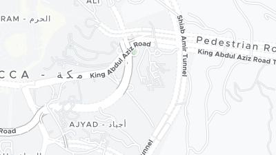 Hotel location map