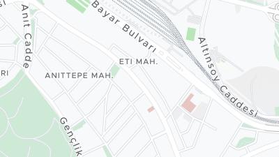 Mapa de localização do hotel