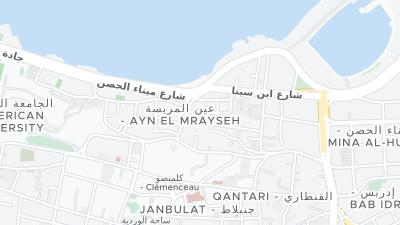 Hotel location map