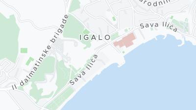 Hotel location map