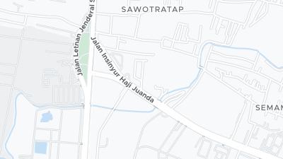 Mapa de localização do hotel