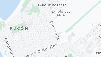 Kaart met de situering van het hotel