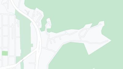 Kaart met de situering van het hotel