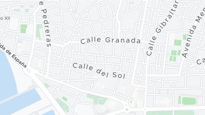 Mapa de localização do hotel