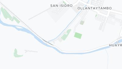 Kaart met de situering van het hotel