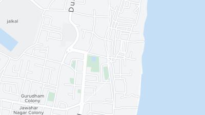 Mapa de localização do hotel