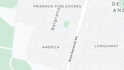 Kaart met de situering van het hotel