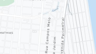 Kaart met de situering van het hotel