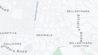 Mapa de localização do hotel