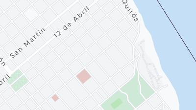 Kaart met de situering van het hotel