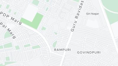 Mapa de localização do hotel