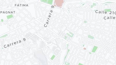 Plan de localisation de l'hôtel