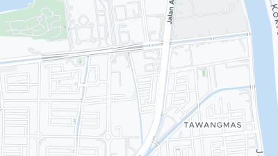 Mapa de localização do hotel