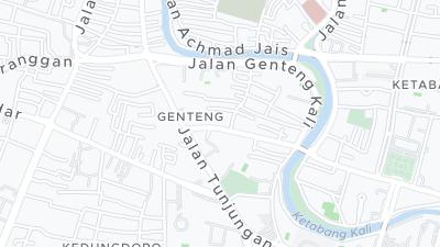 Mapa de localização do hotel