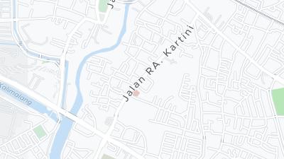 Mapa de localização do hotel