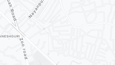 Mapa de localização do hotel