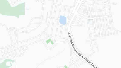 Kaart met de situering van het hotel