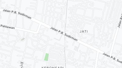 Mapa de localização do hotel