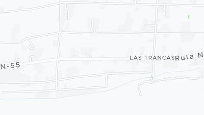 Kaart met de situering van het hotel