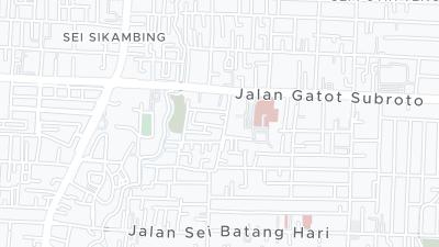 Mapa de localização do hotel