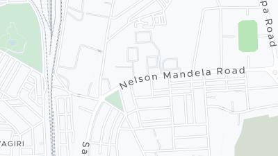 Kaart met de situering van het hotel