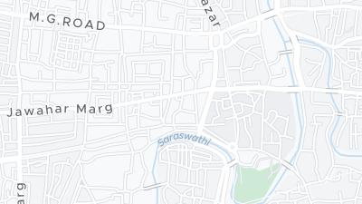 Mapa de localização do hotel