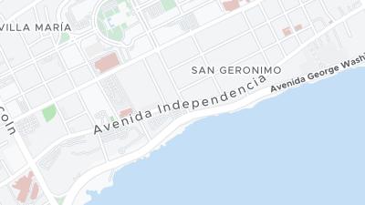 Hotel location map