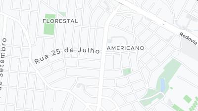 Kaart met de situering van het hotel