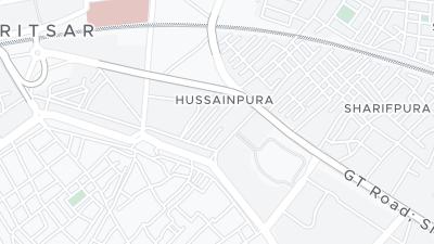 Kaart met de situering van het hotel