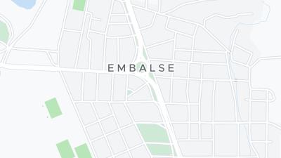 Kaart met de situering van het hotel