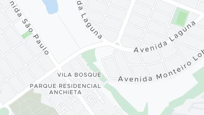 Kaart met de situering van het hotel