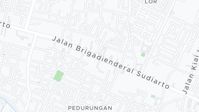 Kaart met de situering van het hotel