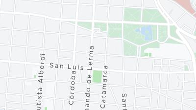Hotel location map