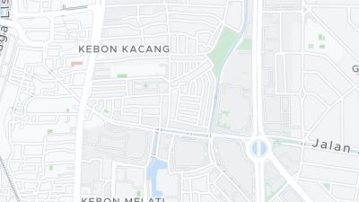 Kaart met de situering van het hotel