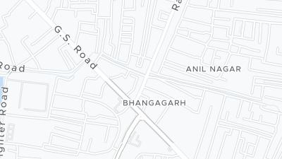 Kaart met de situering van het hotel