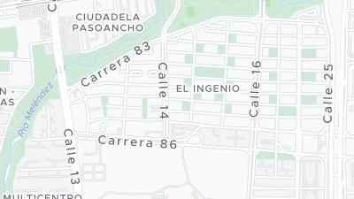 Hotel location map