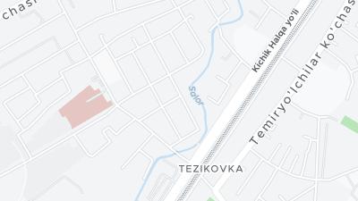 Hotel location map