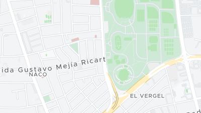 Hotel location map
