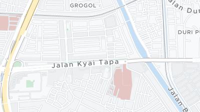 Plan de localisation de l'hôtel