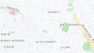 Kaart met de situering van het hotel